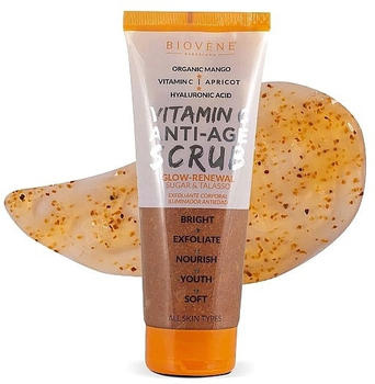 Скраб для тіла Biovene Vitamin C Anti-Age Scrub Glow Renewal 250 мл (8436575095097)