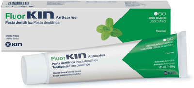 Pasta do zębów do codziennego użytku Kin Fluor Anticaries Mint Forte Paste 75 g (8470002382206)