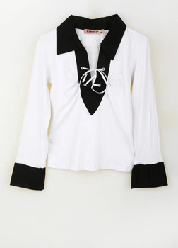 Блуза Flamingo 122см Черно-белый (LN-173822-Black-and-white)