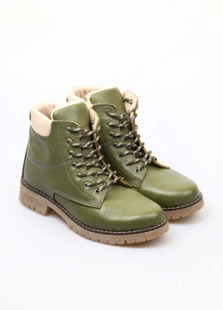 Ботинки женские Viva 36 Оливковый (Siv-9282-5060-Olive)
