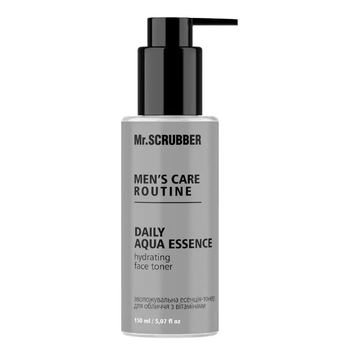 Зволожувальна есенція-тонер для обличчя з вітамінами Men's Care Routine Mr.SCRUBBER