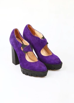 Туфлі жіночі Kluchini 37 Фіолетовий (KVG-4887-Purple)