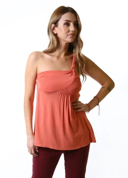 Майка Bershka S Оранжевый (LN-7903-Orange)