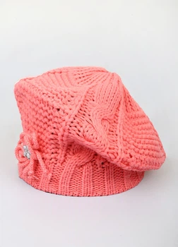 Берет ONYX 50см Розовый (LN-104222-Pink)