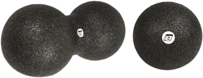 Набор Мяч для массажа и МФР EasyFit DuoBall EF-2000 23х12 см Черный + Мяч EasyFit EPP EF-2002 12 см (56002110-56002314)
