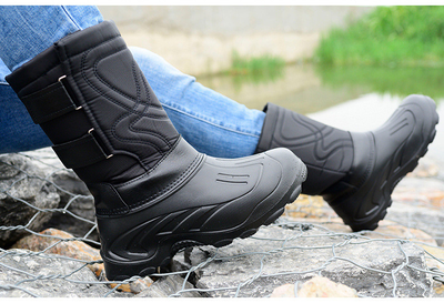 Тактичні зимові чоботи водонепроникні Чорні SnowBoots2-44