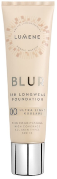 Podkład do twarzy Lumene Blur 16h Longwear Foundation SPF15 wygładzający 00 Ultra Light 30 ml (6412600834604)