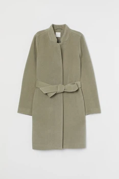Пальто H&M 38 світло зелений 8100050