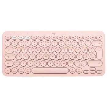 Клавіатура Logitech K380 для MAC Multi-Device Bluetooth UA Rose (920-010406)