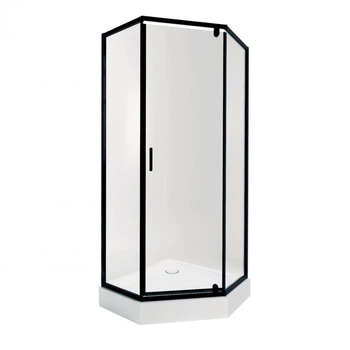 Набор Qtap душевая кабина Scorpio BLA10995-AC6 Clear + поддон Diamond 309912 с сифоном