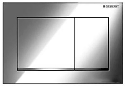 Панель смыва GEBERIT Sigma 30 хром глянцевый 115.883.KH.1 прямоугольной формы