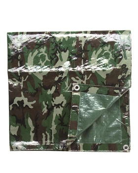Тент Mil-Tec 190х300 см Камуфляж ABDECKPLANE PE 190X300 см WOODLAND (14240020)