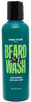 Мило для бороди Men Rock Awakening збадьорююче Сицилійський лайм і кофеїн 100 мл (5060796560145)