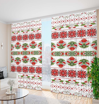 Фото Штори PHOTODECOR "Петриківський розпис 10"