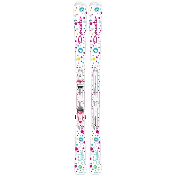 Лижі гірські (комплект) для підлітків Dynastar STARLETT XPRESS+XPRESS KID 100см White (DACJY05+FC1K059)