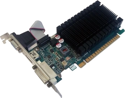 Karta graficzna Manli PCI-Ex GeForce GT710 LP 2GB DDR3 (64bit) (954/1600) (DVI-D Dual-link, HDMI, VGA) (N308GT7100F2620)
