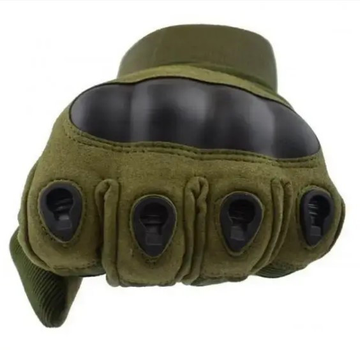Тактичні повнопалі універсальні рукавички із захистом кісточок D3-PТ359 розмір L