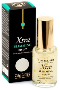 Serum do twarzy Simildiet Xtra Slimming Serum intensywne redukujące miejscowe złogi tłuszczu 30 ml (8437000754411)