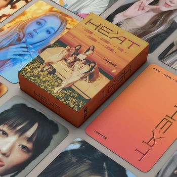Фотокарточки K-POP lomo card карточки (G)I-dle - Heat #2 - 55 шт