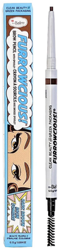 Олівець для брів TheBalm Furrowcious Eyebrow Pencil з щіточкою Dark Brown 0.13 г (681619819056)