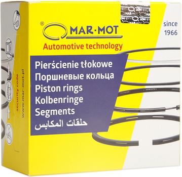 Кільця поршневі Mar-Mot 2-х цил. компресора 60.4 6 шт. кат. номер: СТ-130-3509167 (AVT181638)