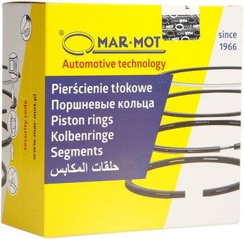 Кільця поршневі Mar-Mot 72 мм ПД-10, 10У, 10У1 10 шт. кат. номер: СТ-Д24.127А (AVT183125)