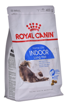 Sucha karma Royal Canin Indoor Long Hair dla kotów sterylizowanych długowłosych 400 g (3182550739344)