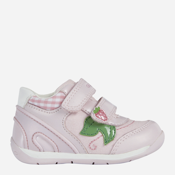Buty sportowe dziecięce dla dziewczynki na rzepy Geox B020AA-05410-C8004 23 Różowe (8054730396034)