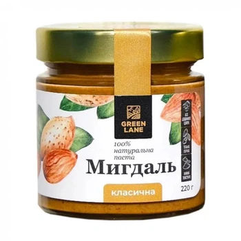Миндальная паста Green Lane 220 г стекло
