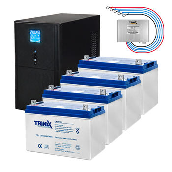 Комплект резервного живлення: Kraft PSW3000VA/2400W(LCD)48V UPS + гелева батарея 5080 Вт*г (42-00064-4-1)