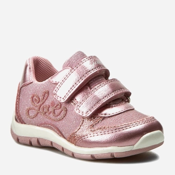 Дитячі шкіряні кросівки для дівчинки Geox B7233A-0NFEW-C8004 24 Рожеві (8051516530132)