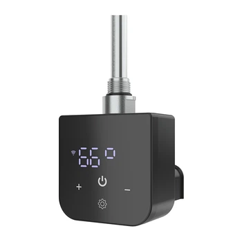 ТЕН для рушникосушки OnlyHeat Pro Onyx WI-FI прихований монтаж 600W Black + трійник