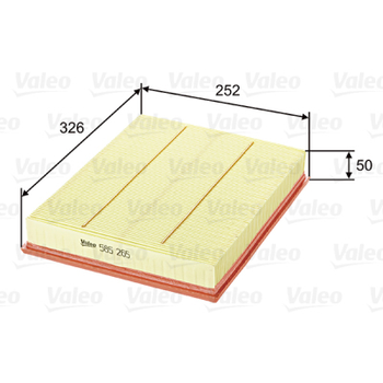 Воздушный фильтр для автомобиля Valeo 585265