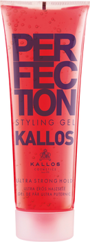 Żel do włosów Kallos Cosmetics Perfection Styling Gel Ultra Strong 250 ml (5998889505226)