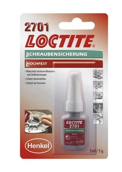 Фіксатор різьби анаеробний Loctite 2701 високої міцності 5 мл (195911)