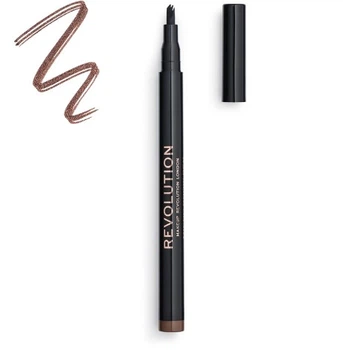 Карандаш-маркер Makeup Revolution Micro Brow Pen - Medium Brown