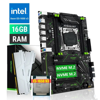 Комплект Full V1 / Machinist E5-MR9A LGA 2011-3 / Intel Xeon E5-1650v3 3.5-3.8 GHz / 16GB DDR4