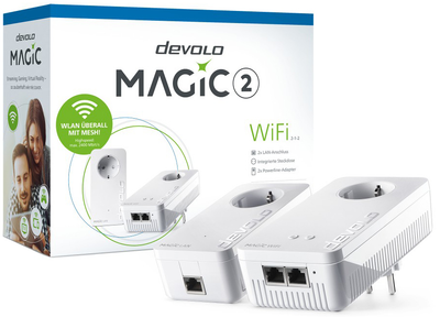 Zestaw adapterów Devolo Magic 2 WIFI next Starter Kit (4250059686236)