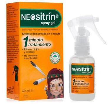 Спрей від вошей і гнид Neositrin Nit and Lice Treatment Spray 60 мл (8470001614186)