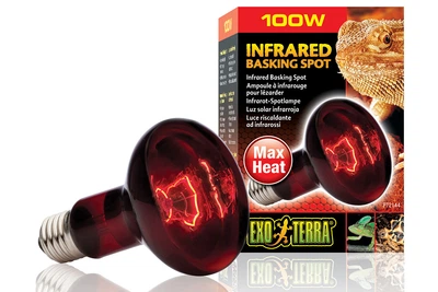 Дзеркальна інфрачервона лампа для рептилій, що обігріває Exo Terra Infrared Basking Spot R25, 100 Вт