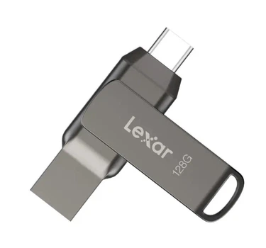 USB 3.0 + USB Type-C 2 в1 OTG Флешка Lexar D400 128 Gb