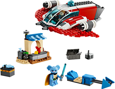 Zestaw klocków Lego Star Wars Karmazynowy Jastrząb 136 części (75384)