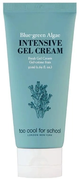 Крем для обличчя Too Cool For School Blue-Green Alge Intensive Gel Cream зволожувальний та охолоджувальний 50 мл (8809658626653)