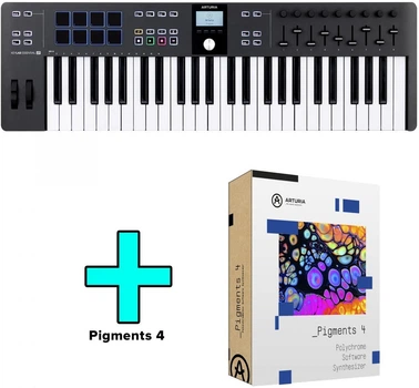 MIDI-клавиатура Arturia KeyLab Essential 49 mk3 (Black) + Arturia Pigments