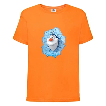 Футболка детская Холодное сердце 002 (Frozen) оранжевая (FRH orn 002) 104 см
