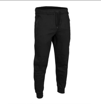 Тренировочные штаны черные Mil-Tec TACTICAL SWEATPANTS 11472602 -L