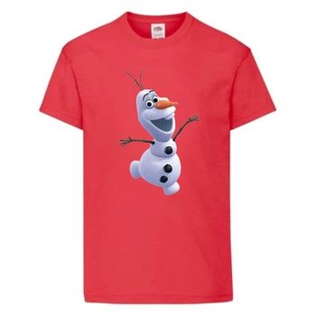 Футболка детская Холодное сердце 001 (Frozen) красная (FRH rd 001) 104 см
