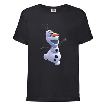 Футболка детская Холодное сердце 001 (Frozen) черная (FRH blc 001) 104 см