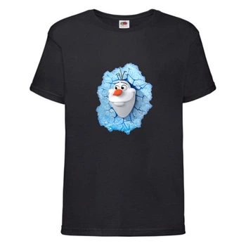 Футболка детская Холодное сердце 002 (Frozen) черная (FRH blc 002) 104 см