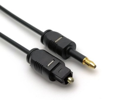 Кабель оптический Mini-Toslink 3.5 -> Toslink 2.2 мм 10 м SPDIF (579018243-1) Черный